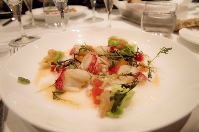 A Nova Scotia lobster salad that was served with Sofie at the beer's launch.