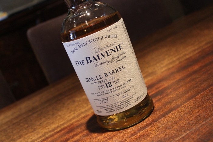 Balvenie 12 year old single barrel