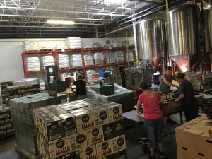 Muskoka still utilizes old and inefficient technology to pack their survivor packs. These units are called "humans."